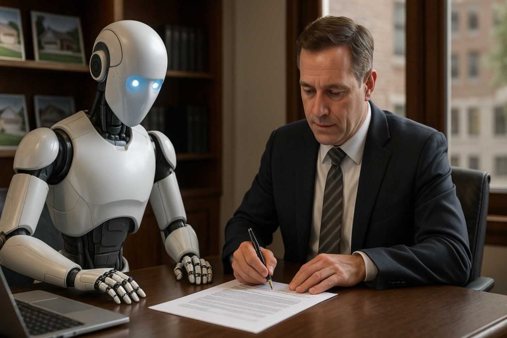 AI Writing Smart Contracts in a Real Estate Agency