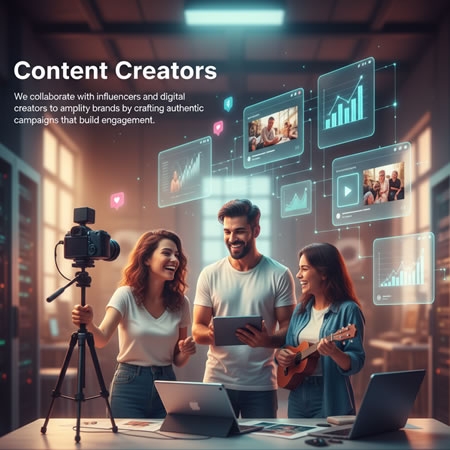 Web design for content creators and influencers