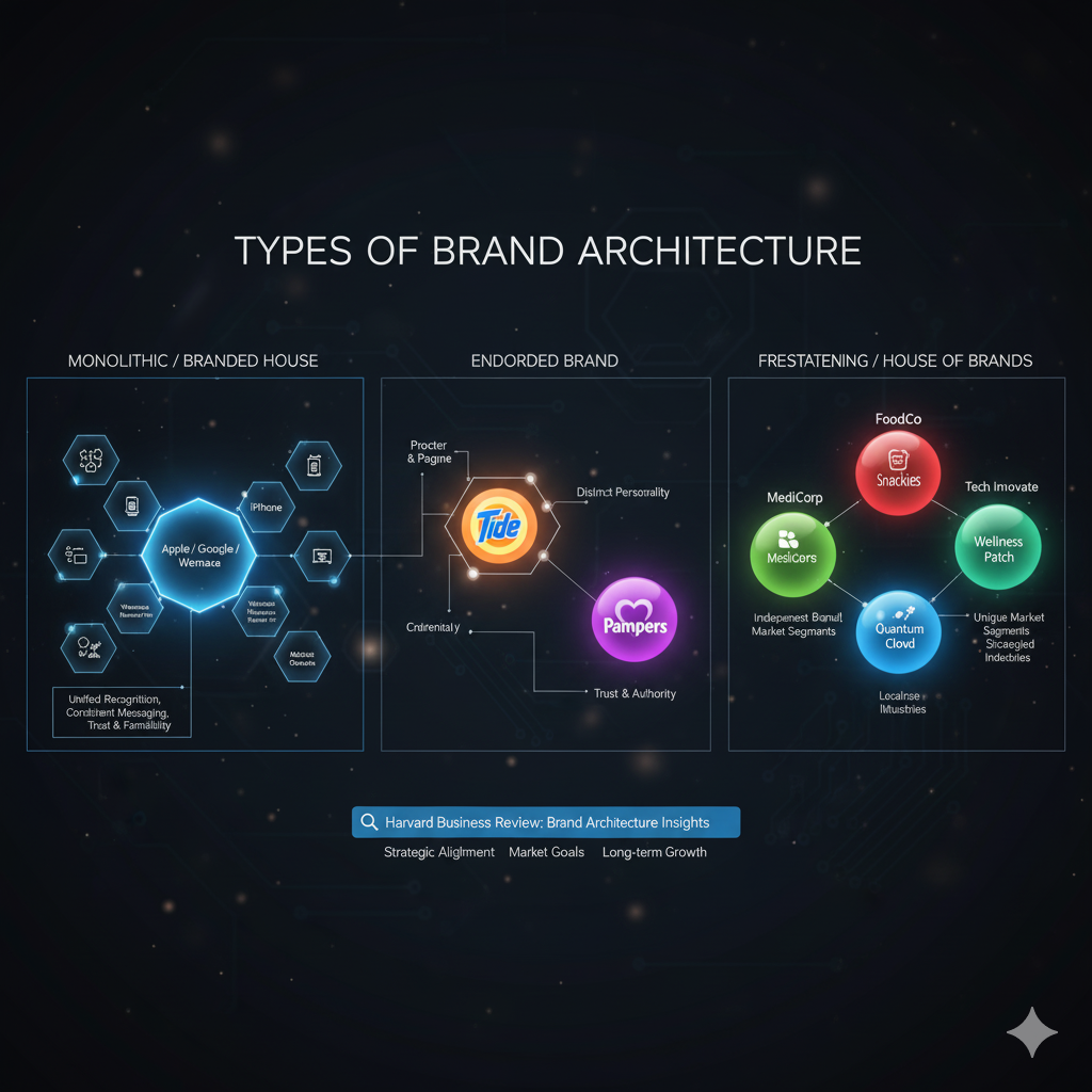 Developing company brand architecture