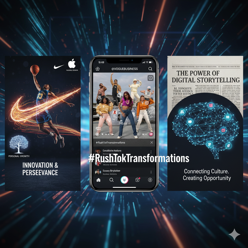 Brands communicating stories to digital audiences