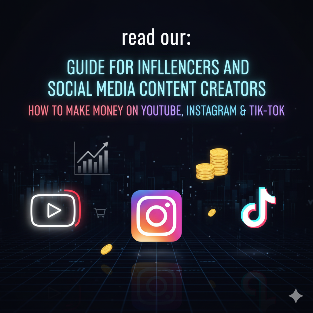 Guide for influencers to make money online