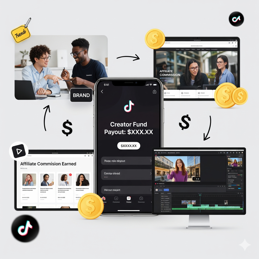 Making money with TikTok