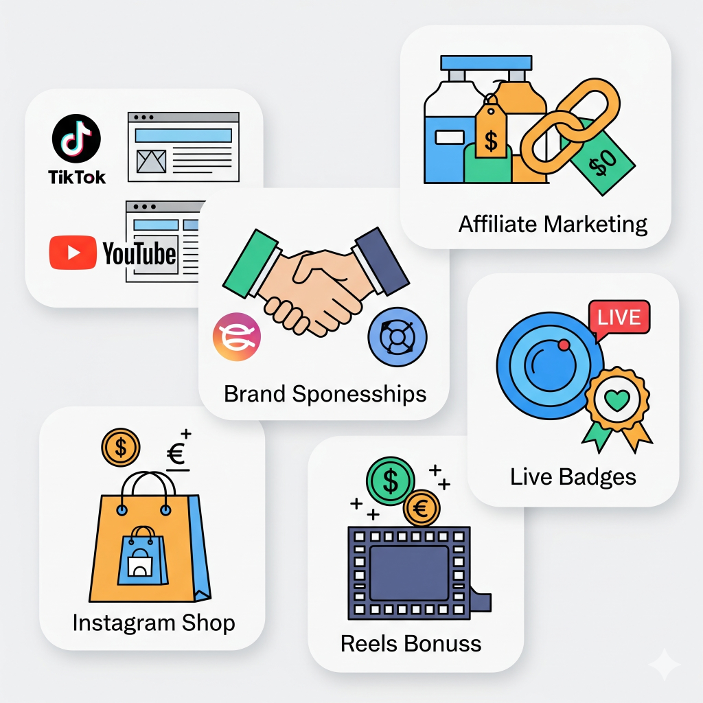 Instagram monetization methods for creators
