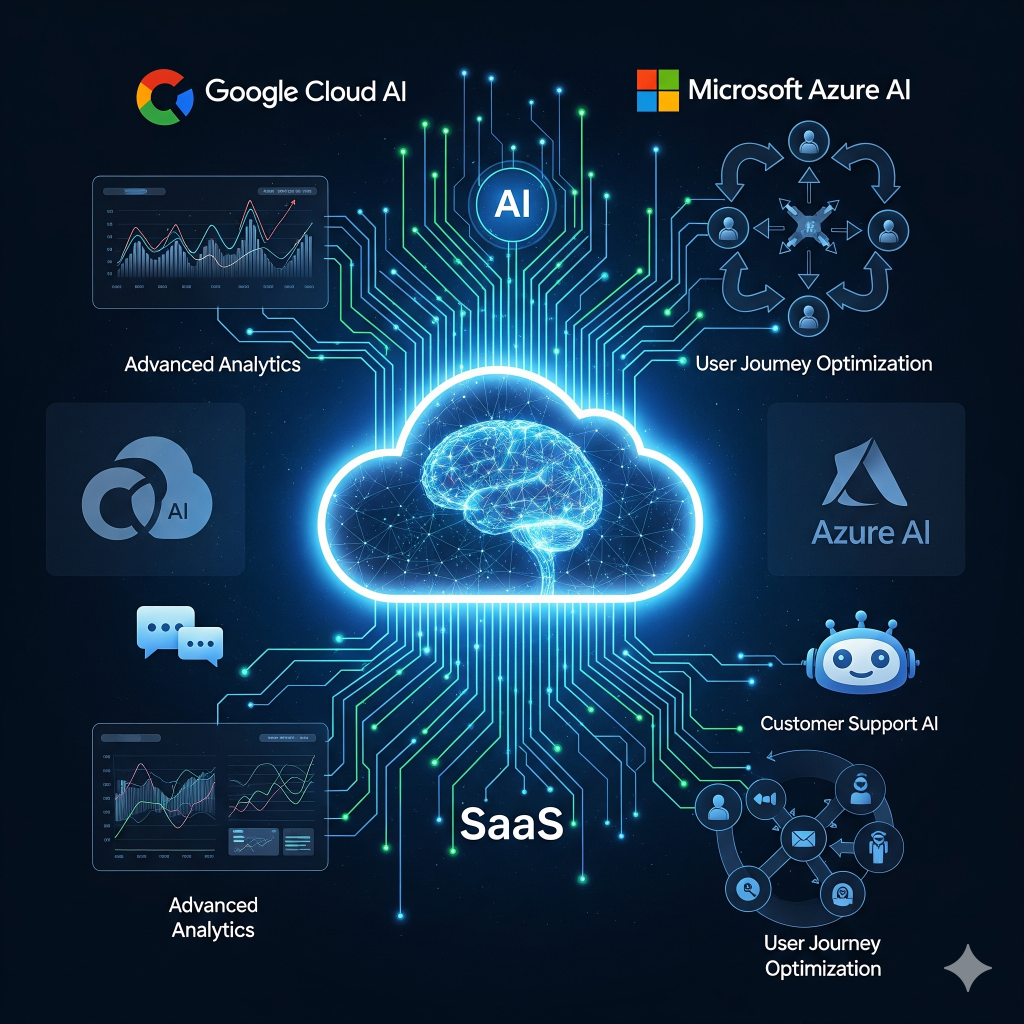 AI support automation integrated with SaaS systems
